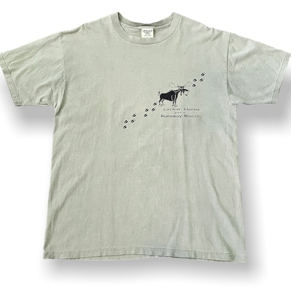 Large Vintage 2001 "Moose Fire" Tee - Picture 4 of 5